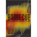 Book cover of Barbecue: Smoked & Grilled Recipes from Across the Globe - Hardcover by Books by splitShops. The title is displayed in bold yellow and red lettering on a black background filled with dynamic smoke and flame graphics, evoking the fiery spirit of barbecue cooking. Author is listed as Hugh Mangum.