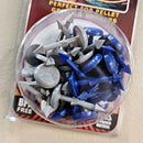 Grill Pinz nylon bacon holders and colorful meat markers safe for grilling up to 500°F