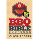 Cover of the BBQ Bible Cookbook (3rd Edition): Over 50 Barbecue Recipes for Every Meathead & Grill Lover! (BBQ Cookbook) – Paperback by Books by splitShops, featuring a grill icon, the text “50+ Barbecue Recipes,” and a subtitle promising irresistible BBQ recipes for every meat lover and grilling enthusiast.