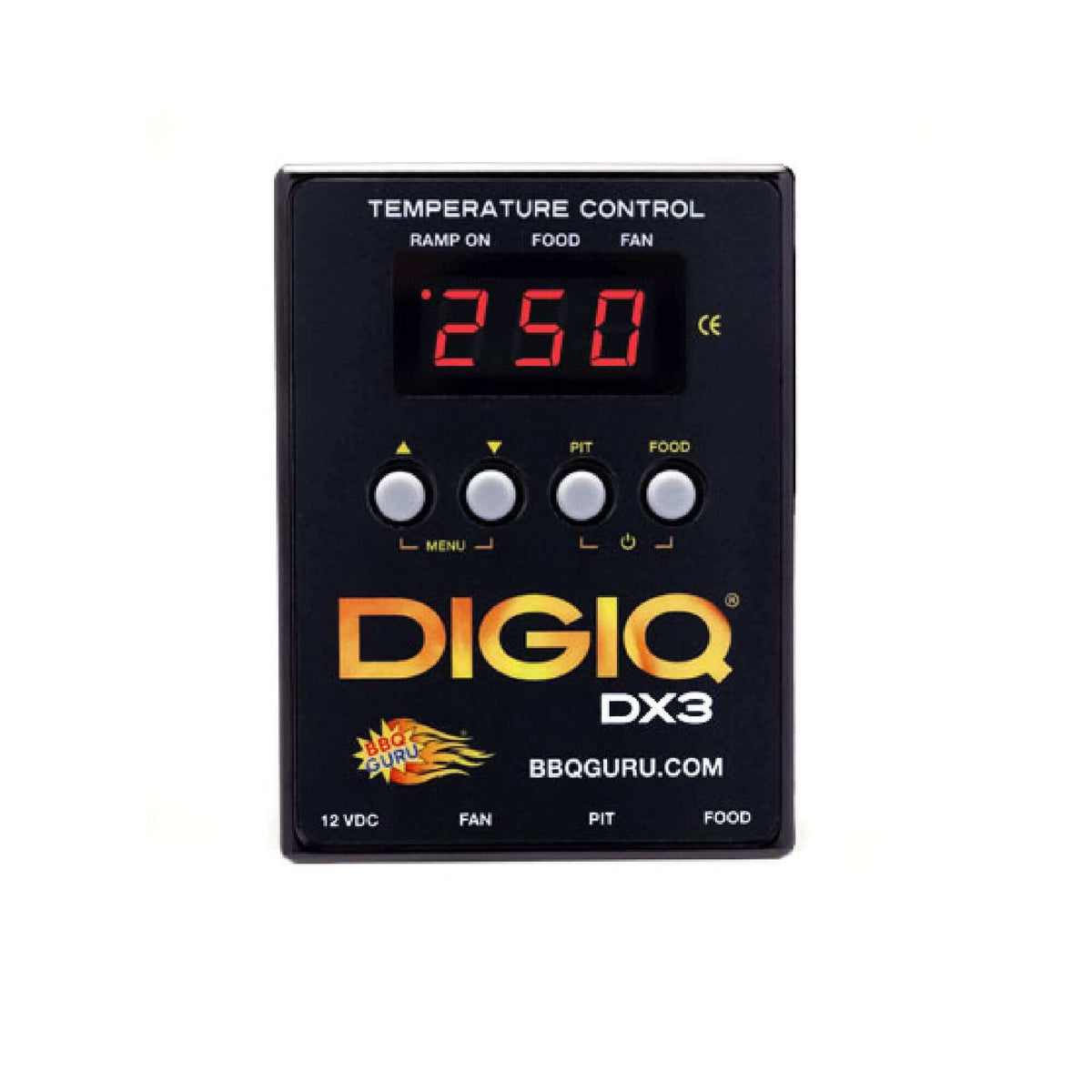 Digiq BBQ Guru DigiQ DX3 & Full Fan Kit for Gravity Smokers