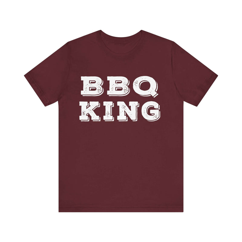 BBQ King Unisex T-Shirt for Grill Masters, Pitmasters, and Barbecue Lovers at DDR BBQ Supply