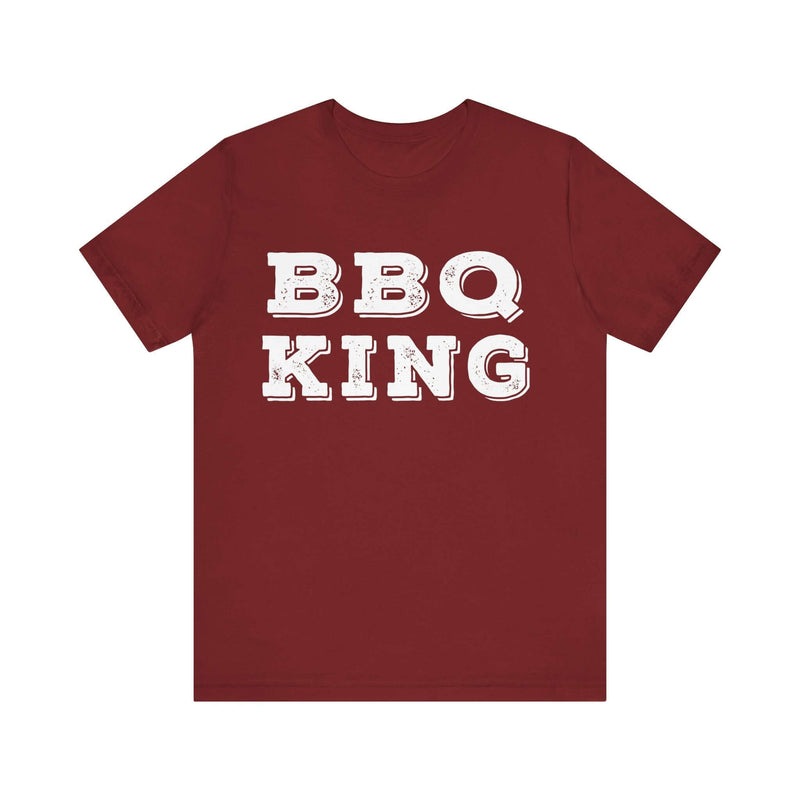 BBQ King Unisex T-Shirt for Grill Masters, Pitmasters, and Barbecue Lovers at DDR BBQ Supply