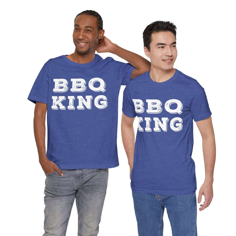BBQ King Unisex T-Shirt for Grill Masters, Pitmasters, and Barbecue Lovers at DDR BBQ Supply