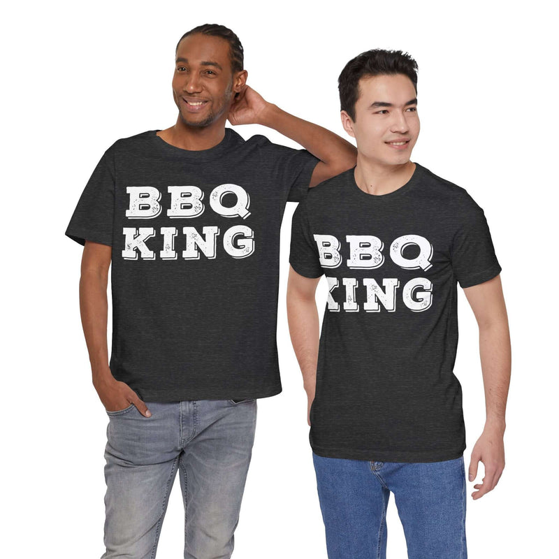 BBQ King Unisex T-Shirt for Grill Masters, Pitmasters, and Barbecue Lovers at DDR BBQ Supply