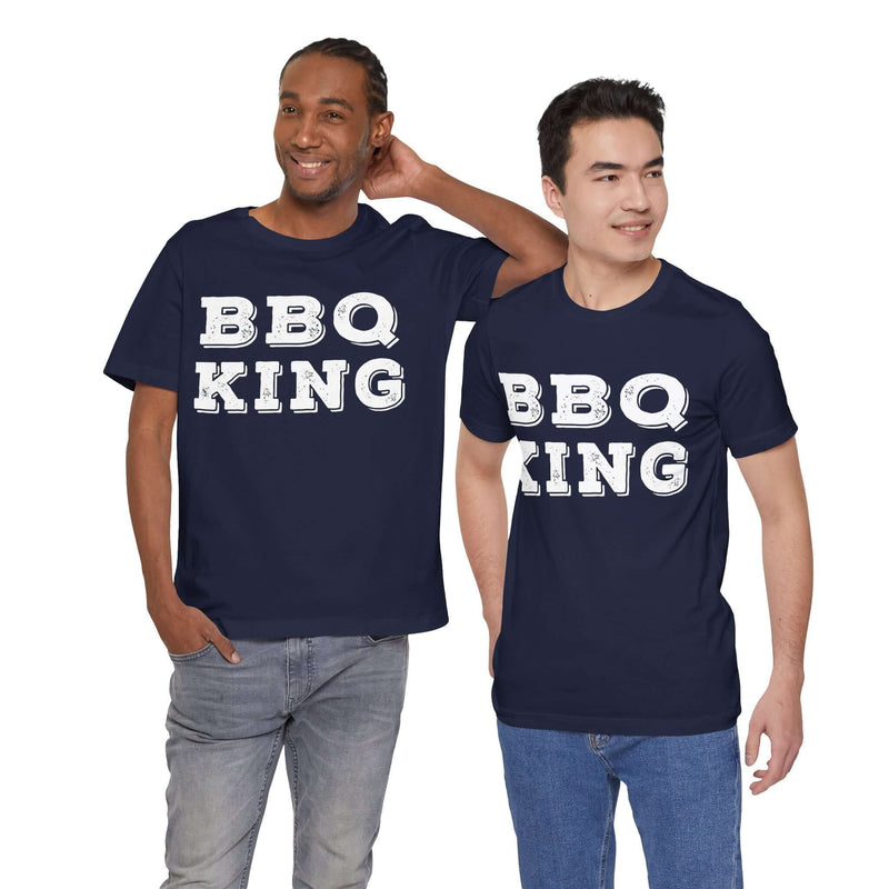 BBQ King Unisex T-Shirt for Grill Masters, Pitmasters, and Barbecue Lovers at DDR BBQ Supply