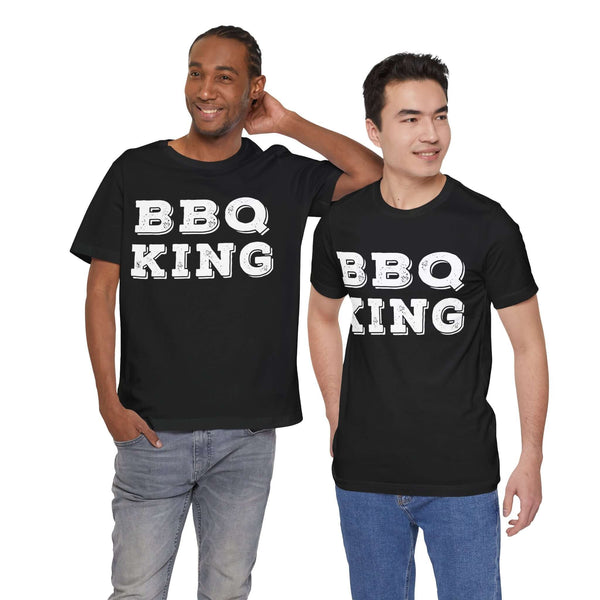 BBQ King Unisex T-Shirt for Grill Masters, Pitmasters, and Barbecue Lovers at DDR BBQ Supply