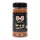 BBQue Texas Holy Grail All Purpose Seasoning with garlic, pepper, and onion blend for grilling steak, chicken, pork, and vegetables