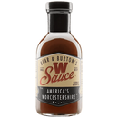 Bear & Burton’s W Sauce 13 oz bottle – bold, all-natural Worcestershire-style sauce for meats, veggies, soups, and cocktails