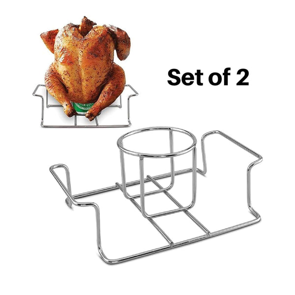 Beer Can Chicken Holders Set of 2