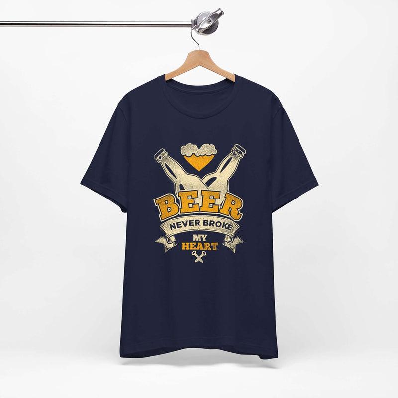 Beer Never Broke My Heart BBQ T-Shirt for backyard grilling – DDR BBQ Supply