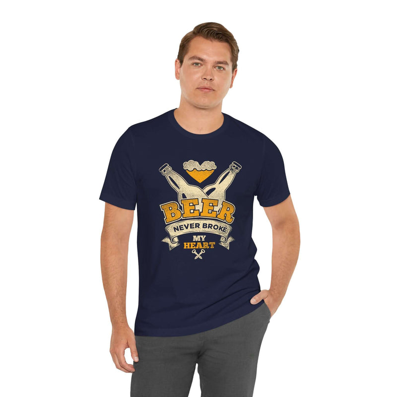 Beer Never Broke My Heart BBQ T-Shirt for backyard grilling – DDR BBQ Supply