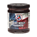 Texas Pepper Jelly Berry Medley Habanero Jelly 11 oz with real mixed berries and spicy habanero for BBQ, cheese boards, and breakfast