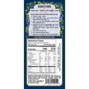 best Blueberry muffin mix label with directions and nutrition facts on a white background