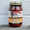 Pineapple Bacon Salsa from Cheshire Pork – sweet and smoky in a 16 oz jar