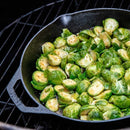 Brussel sprouts with Big Poppas Little Louies Garlic Pepper Seasoning 14.5 oz DDR BBQ Supply