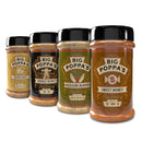 Big Poppa Smokers 4 Essential Seasonings BBQ rub gift bundle DDR BBQ Supply