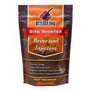 Butcher BBQ Bird Booster Poultry Brine, a quick-dissolving 16-ounce brine from Butcher BBQ, enhances the flavor of chicken, turkey, and game birds—perfect for juicy and delicious BBQ results.
