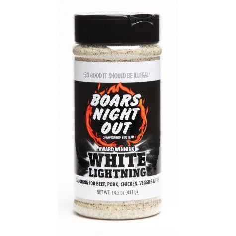 Boar's Night Out White Lightning Garlic All Purpose Rub Championship BBQ. 