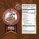 Cattleman's Brand Brisket & Steak Seasoning – Texas-made BBQ rub in 16 oz. bottle. Ingredient list. 