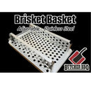 Brisket Basket stainless steel adjustable BBQ caddy for airflow and perfect brisket cooking