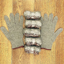 Butcher BBQ Knit BBQ Gloves for Food Prep – Grey 12 Pack Thermal Gloves for Grilling & Meat Handling