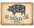 Butcher’s Cut Pig Diagram Sign