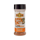 A 4 oz (113.4g) plastic shaker bottle of Hickman’s BBQ Fat Boy Turkey and Poultry Package seasoning from Hickman's BBQ—labeled as gluten-free, with bold Southern flavor and eye-catching orange accents featuring a cartoon alligator on the packaging.
