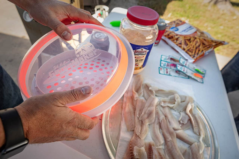 CanCooker collapsible batter bowl for evenly breading chicken, fish, pork, and vegetables
