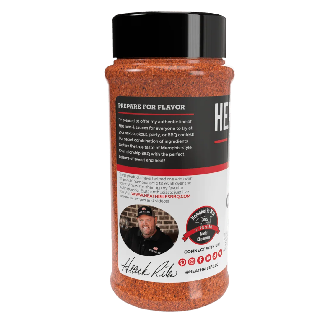 Heath Riles Cherry Rub | Sweet Heat & Bold Cherry Flavor
