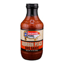 cheshire pork bourbon peach bbq sauce sweet tangy carolina style 19 oz