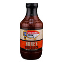 cheshire pork honey bbq sauce sweet tangy smoky flavor 19 oz
