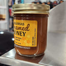 Chocolate Creamed Honey 8 oz jar made with raw honey and cocoa, a smooth and indulgent treat perfect for spreading, drizzling, or gifting at DDR BBQ Supply