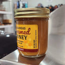 Guenther Apiary Cinnamon Creamed Honey 8 oz jar made with raw honey and cinnamon, smooth and spiced for toast, tea, or gifting at DDR BBQ Supply