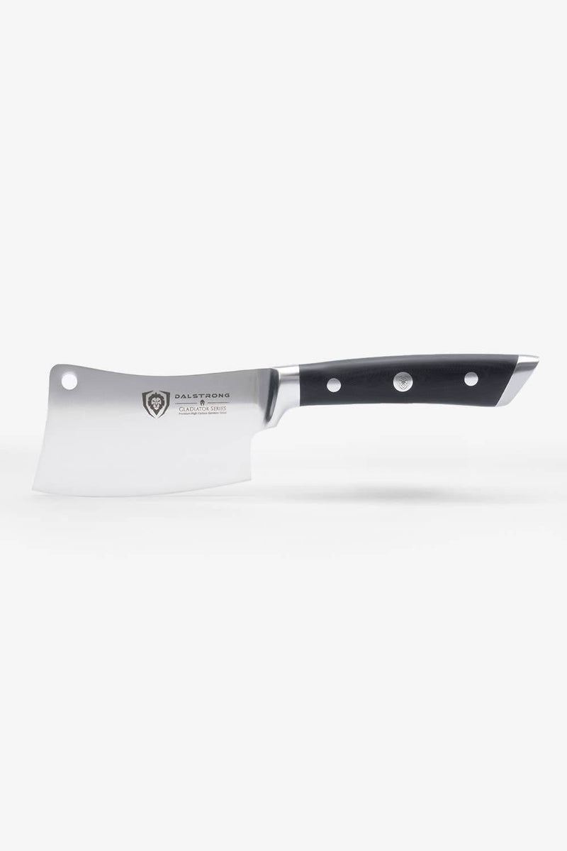 dalstrong 4.5 inch mini cleaver knife from the gladiator series with g10 handle