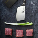 dalstrong 4.5 inch mini cleaver knife from the gladiator series with g10 handle