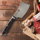 dalstrong 4.5 inch mini cleaver knife from the gladiator series with g10 handle