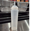 DDR BBQ Supply 24 oz plastic squeeze bottles with tethered caps – perfect for sauces and condiments