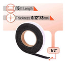 DDR BBQ Supply Smoker Gasket Sealer High Temp 15 ft – seals smoker door gaps for heat and smoke retention