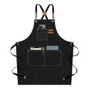 DDR BBQ Supply heavy duty adjustable apron – 100% cotton with cross-back straps and reinforced pockets