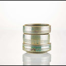 DDR BBQ Supply handmade ceramic shaving bowl with a rustic green glaze, designed for lathering soap pucks.