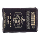 DDR BBQ Supply Immaculate Beard natural charcoal beard wash bar in black packaging with ingredient list