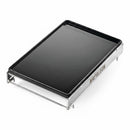 DDR BBQ Supply Napoleon porcelain-enameled cast iron griddle for Large SIZZLE ZONE side burners with grease channels.