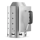 DDR BBQ Supply Napoleon premium aluminized steel charcoal chimney starter with a cool-touch handle.