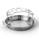 DDR BBQ Supply stainless steel Napoleon chicken leg grill rack with a removable drip pan tray for even cooking.