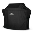 DDR BBQ Supply black Napoleon Freestyle grill cover with white logo, designed for weather-resistant outdoor protection.
