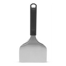 DDR BBQ Supply Napoleon griddle scraper with a stainless steel blade and heat-resistant black ergonomic handle
