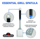 DDR BBQ Supply Napoleon Essential Series grill spatula with non-slip ergonomic handle and integrated bottle opener