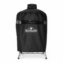 DDR BBQ Supply Napoleon 18-inch kettle grill cover in black, water-resistant fabric with mesh vents and buckle straps.