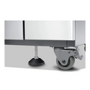 DDR BBQ Supply Napoleon Skirt Kit leveling feet and wheel detail for Prestige PRO 665 grill built-in installation