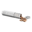 DDR BBQ Supply Napoleon stainless steel adjustable smoker tube filled with wood chips for grilling